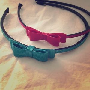 Blue and Pink Headbands