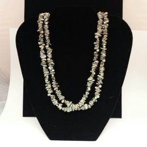 One of a kind dbl strand freshwater pearl necklace