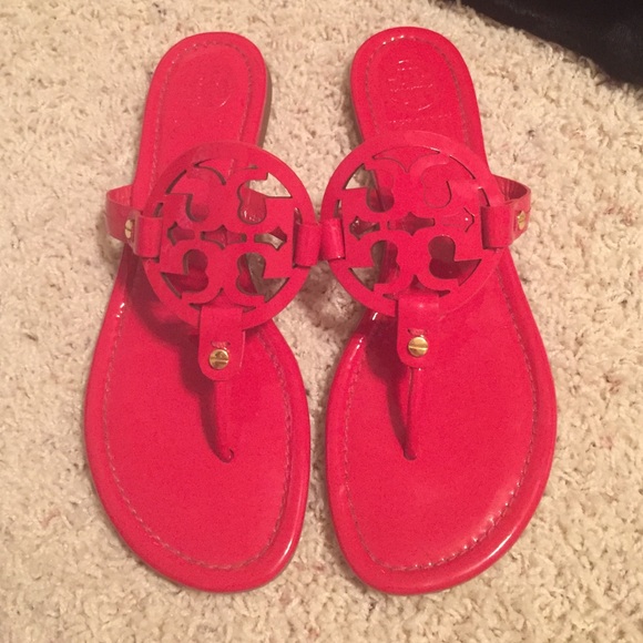 Red Tory Burch sandals