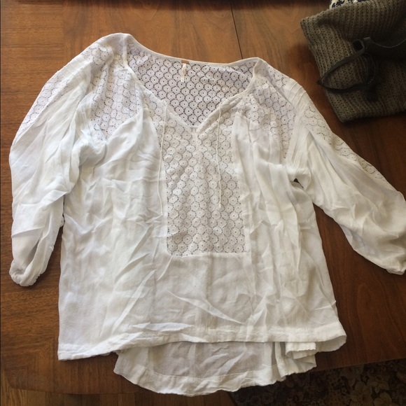 🔴SOLD🔴 FREE PEOPLE peasant top