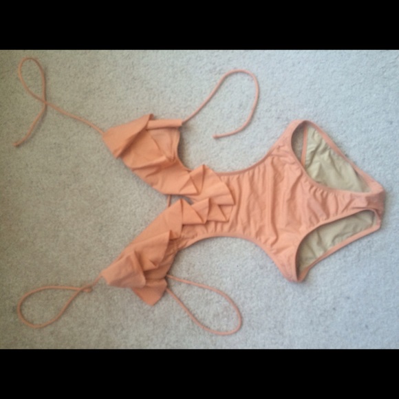 Victoria Secret peach bathing suit