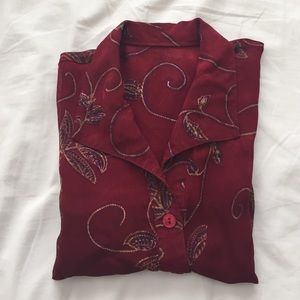 Vintage short sleeved button down