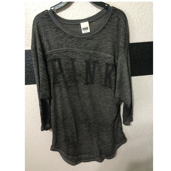 Charcoal vs pink dolman top