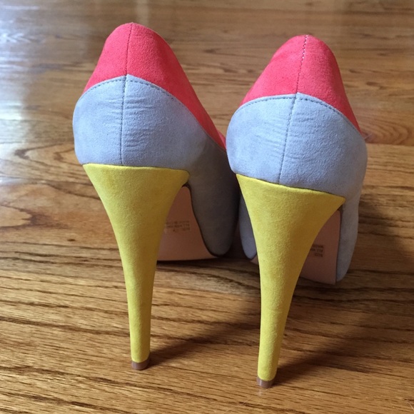 Aldo color block heels - Picture 3 of 4