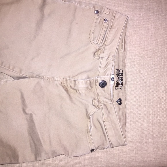 Khaki Skinny Pants