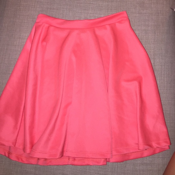 pink skater skirt