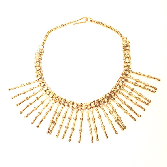Gorgeous Boho Style Gold Statement Necklace
