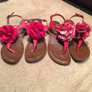 Fergalicious flower sandals