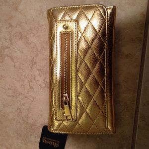 BRAND NEW gold wallet/clutch