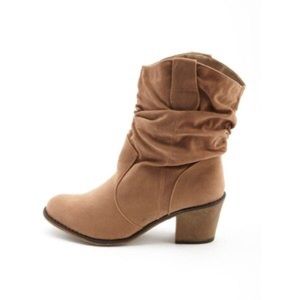 Taupe short Cow girl boots