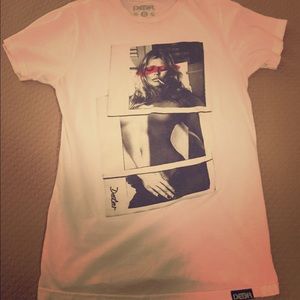 Kate Moss White T