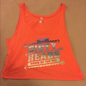 Dirty Heads Coral Crop Top