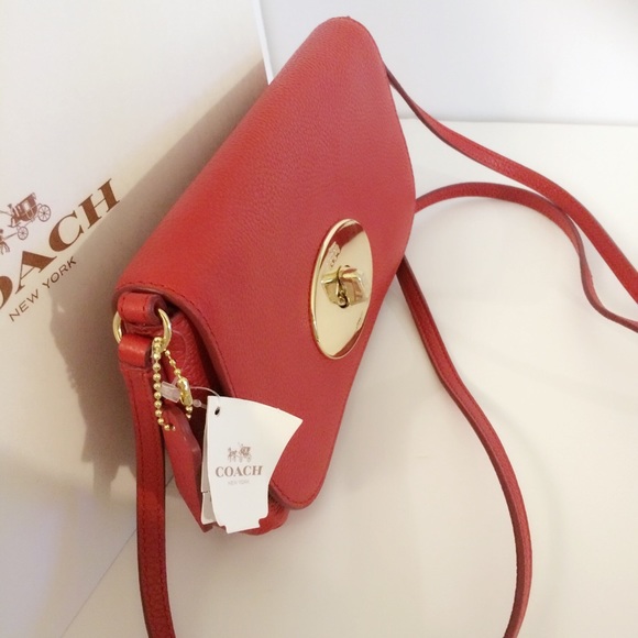 SOLD ⛔️COACH LEATHER Crossbody - Picture 3 of 4