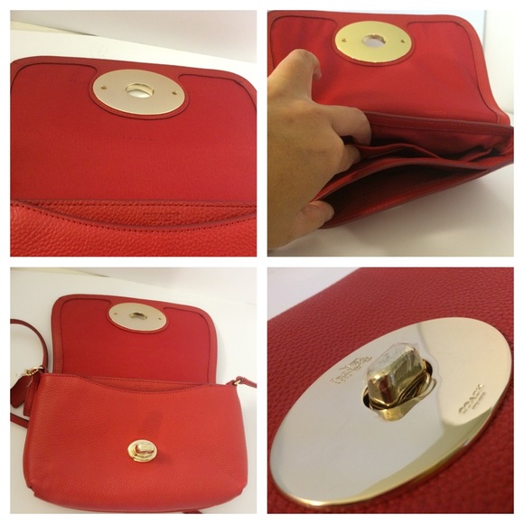 SOLD ⛔️COACH LEATHER Crossbody - Picture 4 of 4