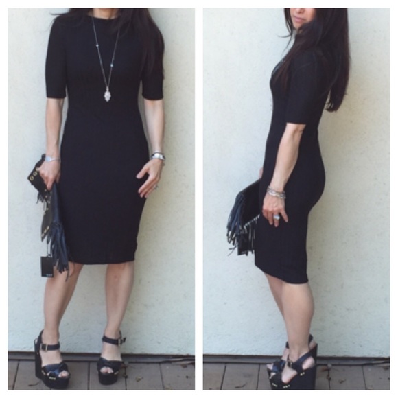 Black stunning midi dress - Picture 4 of 4