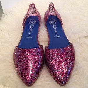 Brand new Jeffrey Cambell glitter flats