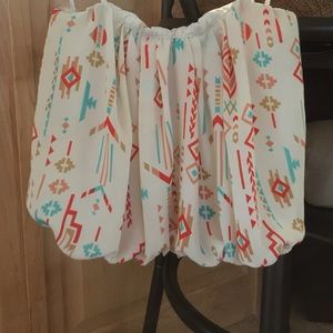 Strapless crop top. Gently used.