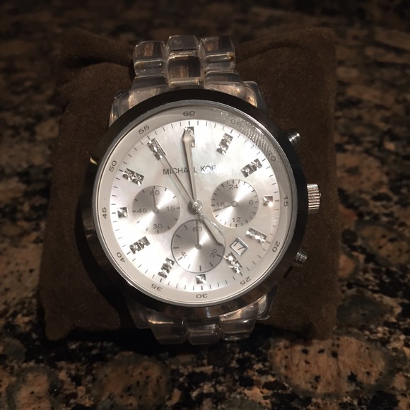 Mk lucite watch