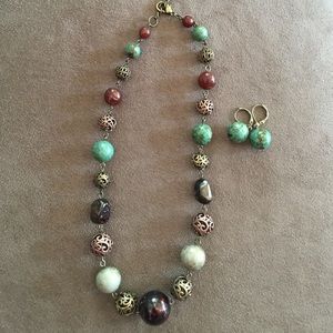 Necklace and Earrings Set