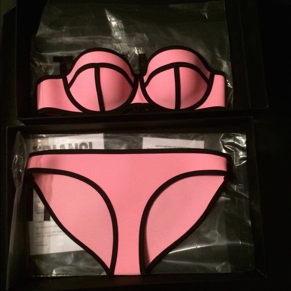 NEW Triangl Milly bathing suit in Candy Pink
