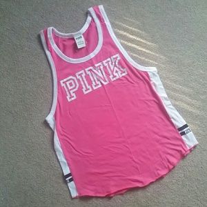 Medium Pink Work Out Tank Top