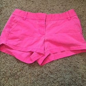 J Crew hot pink shorts