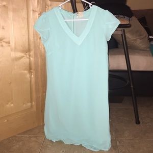 Mint green v neck dress. Never worn.