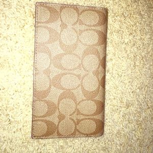 Real COACH check carrier