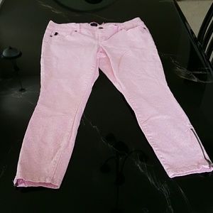 Stretch Torrid size 12 stiletto skinny jean.