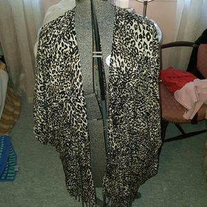 Cheetah print cover up