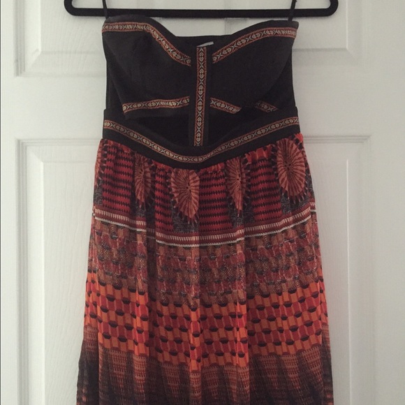 Boho floor length dress