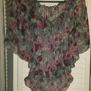 Flowered blouse