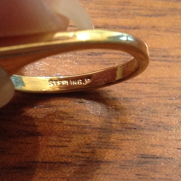 Vintage sterling opal ring - Picture 3 of 3