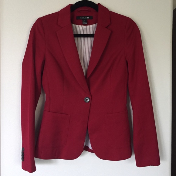 Red blazer