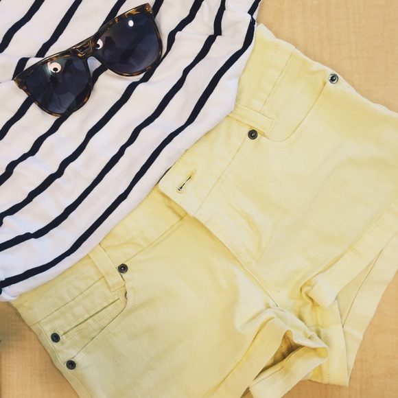 F21 Pale Denim Shorts
