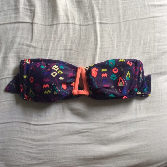 Aztec Print Bikini Top