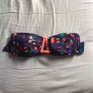 Aztec Print Bikini Top