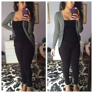 Grey cardigan