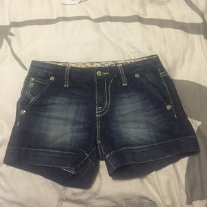 Denim Miss Me shorts