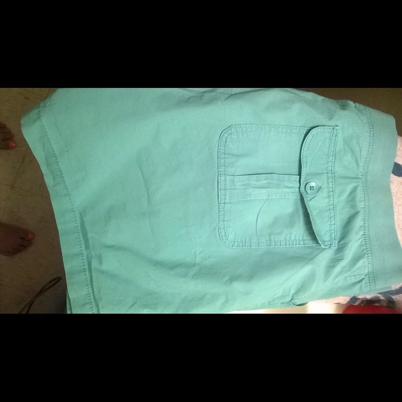 Mint green (sea green) shorts