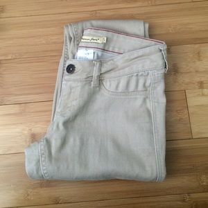 Beige skinny khaki