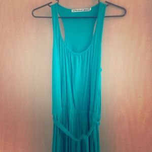 WORN ONCE! Teal maxi dress by Michael Stars