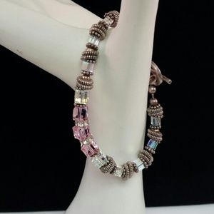 Sterling Swarovski bracelet