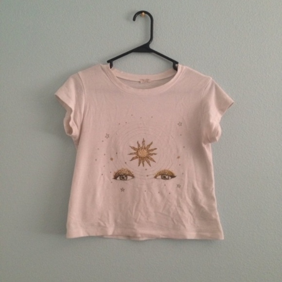Brandy Melville Dreamy Eyes Graphic Tee