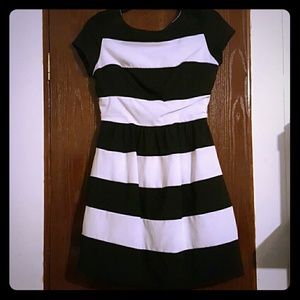 Black and white dress