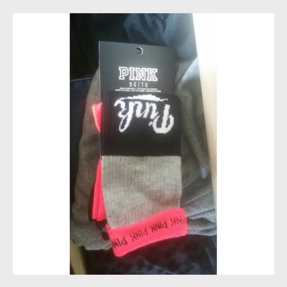 VS Pink Over The Knee Socks