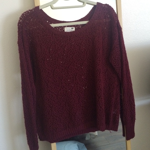 LA Hearts Open Knit Loose Sweater