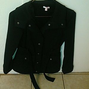 A black coat