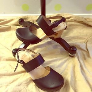 Dansko black sandal clog "Thea" size 40