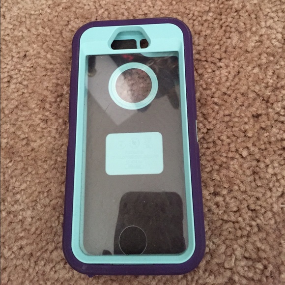Purple and teal outterbox